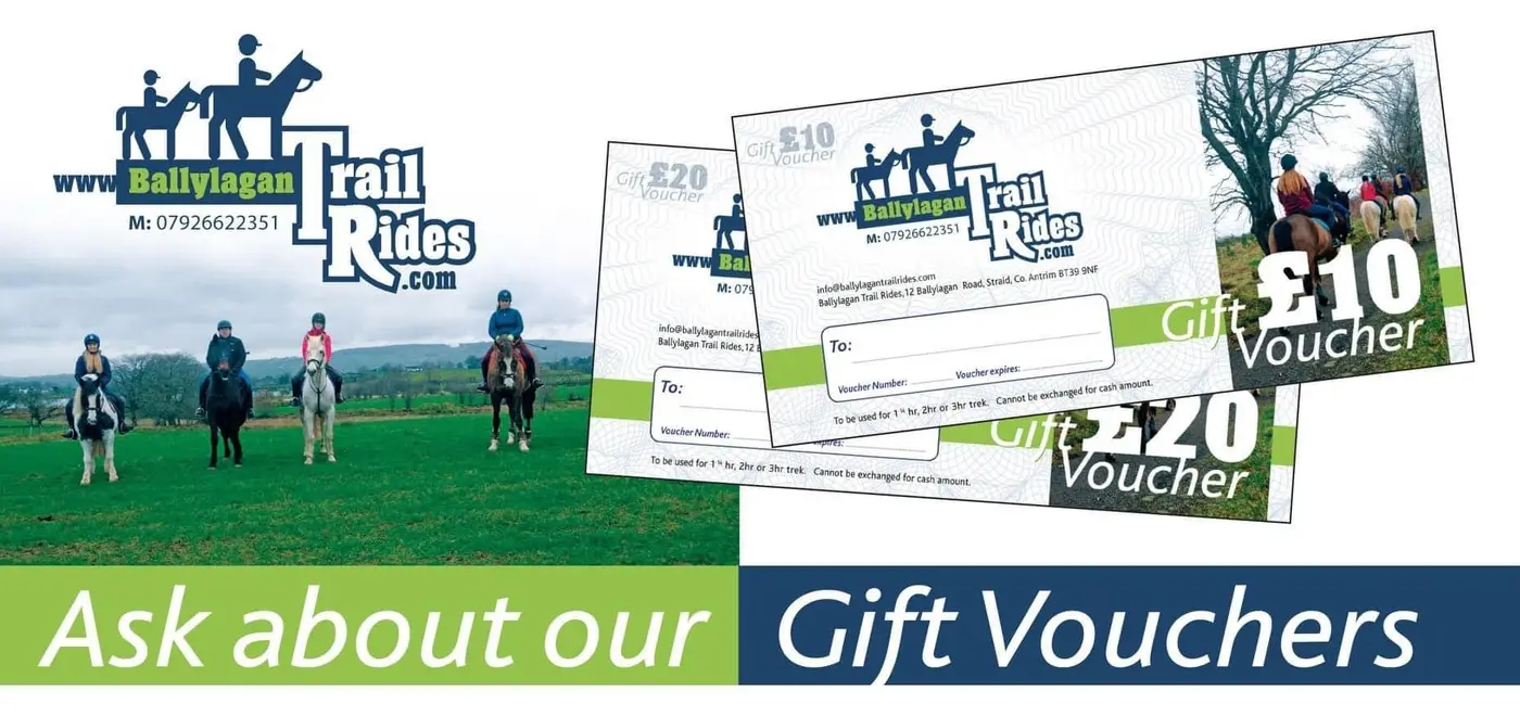 Ballylagan Trail Rides Gift Vouchers